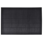 vidaXL Napperons 6 Pièces Bambou 30 x 45 cm Noir