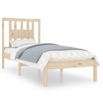vidaXL Cadre de lit Bois de pin massif 90x200 cm