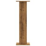 vidaXL Supports pour plantes 2 Pièces chêne artisanal bois d'ingénierie