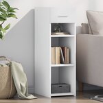 vidaXL Buffet blanc 30x42 5x93 cm bois d'ingénierie