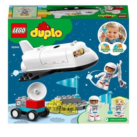 Lego 10944 Duplo Town Mission De La Navette Spatiale Jouet Fusée Pour Enfants  2 Ans Et + Avec Figurines D'astronautes à Prix Carrefour