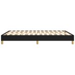 vidaXL Cadre de lit Noir 140x190 cm Tissu