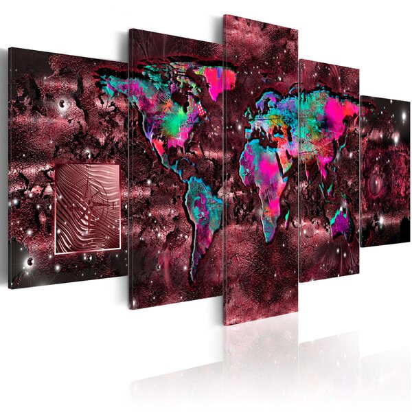 Tableau - ruby journey l x h en cm 100x50