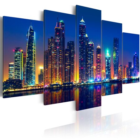 Tableau - nights in dubai l x h en cm 200x100