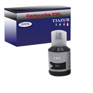 Cartouche Compatible pour Epson 105 (C13T00Q140) Noire - T3AZUR