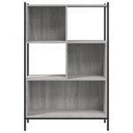 vidaXL Bibliothèque sonoma gris 72x28x109 cm bois d'ingénierie