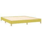 vidaXL Cadre de lit Vert 180 x 200 cm Tissu
