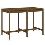 vidaXL Table de jardin marron miel 159 5x82 5x110cm bois massif de pin