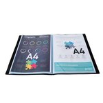 Protège-documents En Polypropylène Souple Opak 160 Vues - A4 - Noir - X 8 - Exacompta