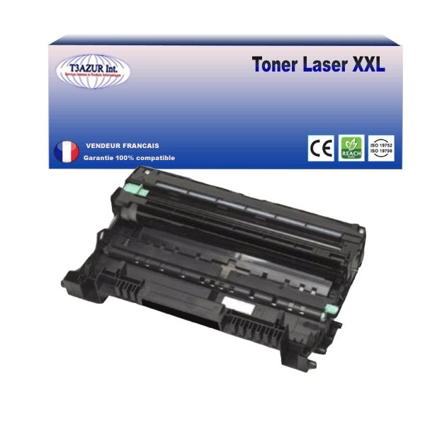 Kit Tambour compatible avec Brother DR3400 pour Brother HL-L5000D  HL-L5100DN  HL-L5100DNT  HL-L5100DNTT - 30 000 pages - T3AZUR