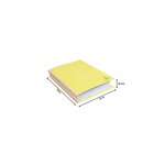 Paquet De 25 Chemises Dos Toilé Forever® 320g/m2 - 24x32cm - Jaune - Exacompta