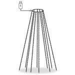 vidaXL Guirlande lumineuse filet d'arbre de Noël 400 LED 400 cm