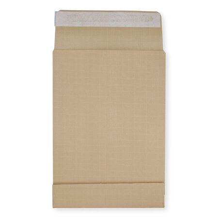 Lot de 50 enveloppes pochettes kraft armé à soufflet marron 229 x 324 + 50 mm