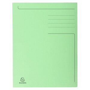 Chemise Imprimée 3 Rabats Forever® 280gm2 - Folio - Vert Pré - X 50 - Exacompta