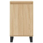 vidaXL Buffets 2 Pièces chêne sonoma 40x35x70 cm bois d'ingénierie