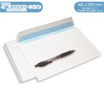 Lot de 100 enveloppes blanches c5 - gamme courrier+ (sans fenêtre)