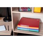 Chemise 3 rabats à élastiques carte lustrée 400g/m² A4 Coloris aléatoire x 50 EXACOMPTA