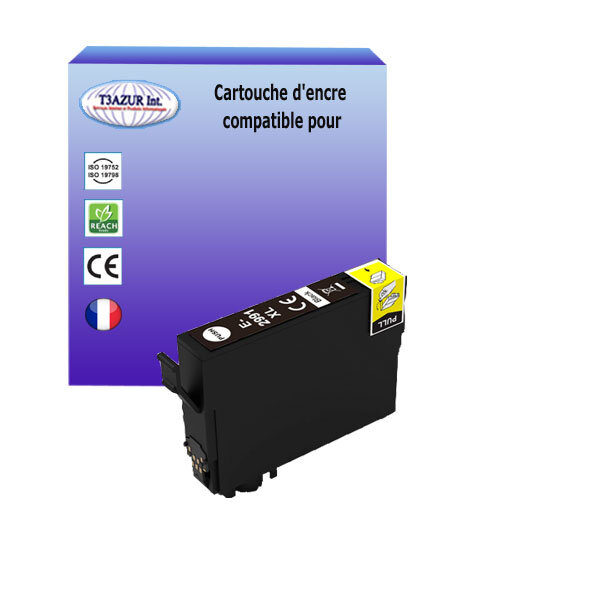 Cartouche Compatible pour Epson XP235, XP245, XP247, XP255, XP257, XP332  remplace Epson T2991 (29XL) Noire - T3AZUR