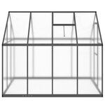 vidaXL Serre avec cadre de base anthracite 224x169x195 cm aluminium