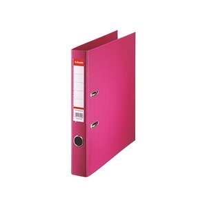 Classeur à levier plastifié intérieur/extérieur fuchsia vendu l’unité ESSELTE