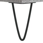 vidaXL Table basse Sonoma gris 90x50x36 5 cm Bois d'ingénierie