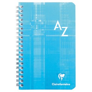 CLAIREFONTAINE Répertoire reliure intégrale 9,5x14 180p Q.5x5 couleur aléatoire