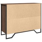 vidaXL Buffet chêne marron 97x32 5x74 5 cm bois d'ingénierie