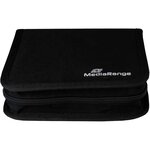 Etui Portefeuille Range CD/DVD 24 Noir MEDIARANGE