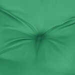 vidaXL Coussins de chaise lot de 2 vert 40x40x7 cm tissu oxford