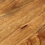 vidaXL Dessus de table Ø 40x3 8 cm rond bois de manguier massif