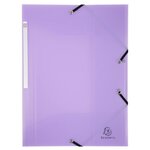 Chemise À Élastiques 3 Rabats Polypropylène Chromaline Pastel - A4 - Couleurs Assorties - X 25 - Exacompta