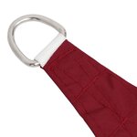 vidaXL Voile de parasol Tissu Oxford triangulaire 4x4x5 8 m Rouge