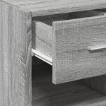 vidaXL Buffet sonoma gris 40x42 5x93 cm bois d'ingénierie