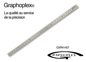 Réglet acier flexible double face ép 0 5mm l 13mm L 30cm