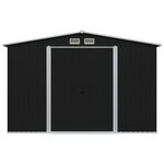 vidaXL Abri de stockage pour jardin Anthracite Acier 257x205x178 cm