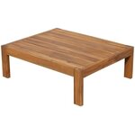 Salon de jardin en bois d'Acacia avec coussins - MANDI - 5 personnes