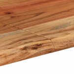 vidaXL Table de salle à manger 140x70x76 cm Bois d'acacia solide