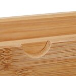 Organiseur de bureau 5 compartiments bloc-note nature bambou 13_0001747