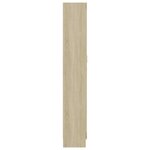 vidaXL Bibliothèque Chêne sonoma 82 5x30 5x185 5 cm Bois d'ingénierie