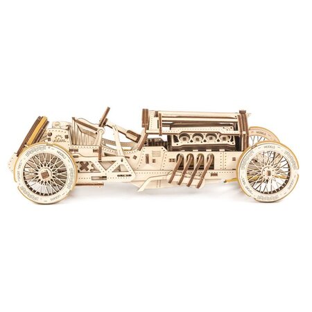 Maquette en bois Vintage Ugears U9 Voiture Grand prix 348 pièces