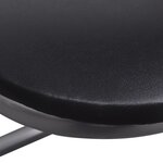 vidaXL Chaises à manger pliables lot de 6 noir similicuir et acier