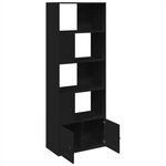 vidaXL Bibliothèque noir 70x36x189 cm bois d'ingénierie