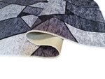 Tapis de salon Géométrique 120 x 180 cm - Gris