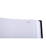 Registre Quadrillé 300 pages foliotées 29,7 x 21 cm Toilé Noir EXACOMPTA