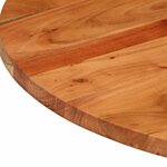 vidaXL Dessus de table Ø90x2 5 cm rond bois massif d'acacia