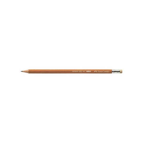 Crayon 1117 hexagonal Bout gomme HB FABER-CASTELL