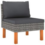 Salon de jardin meuble d'extérieur ensemble de mobilier 10 pièces résine tressée et bois d'eucalyptus gris 02_0015280