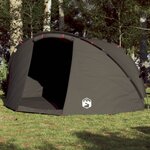 vidaXL Tente de pêche 5 personnes marron imperméable