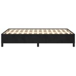 vidaXL Cadre de lit gris foncé 120x190 cm velours