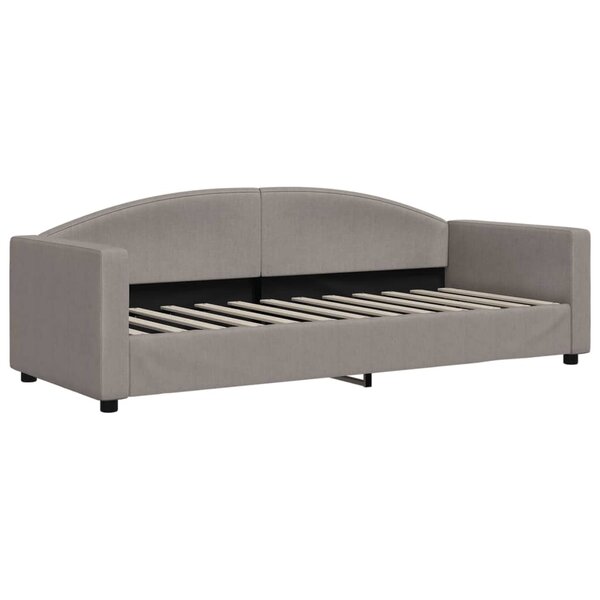vidaXL Lit de repos taupe 80x200 cm tissu